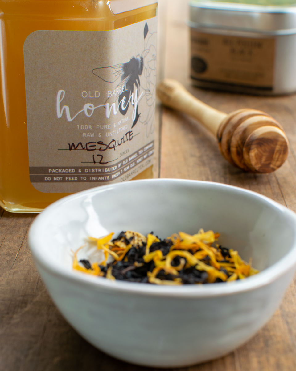 mesquite honey from old barrel tea company