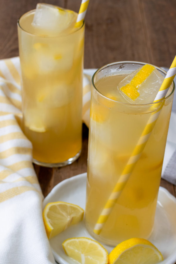 iced green tea lemonade