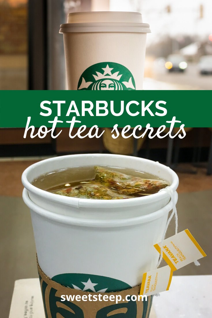 starbucks hot tea secrets and grande cup of peach tranquility