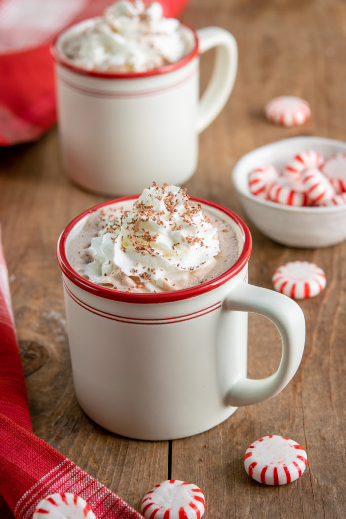 starbucks peppermint hot chocolate