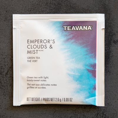 teavana emperors cloud and mist tea bag package