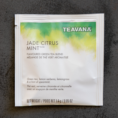 teavana jade citrus mint tea bag package