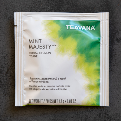 teavana mint majesty tea bag package