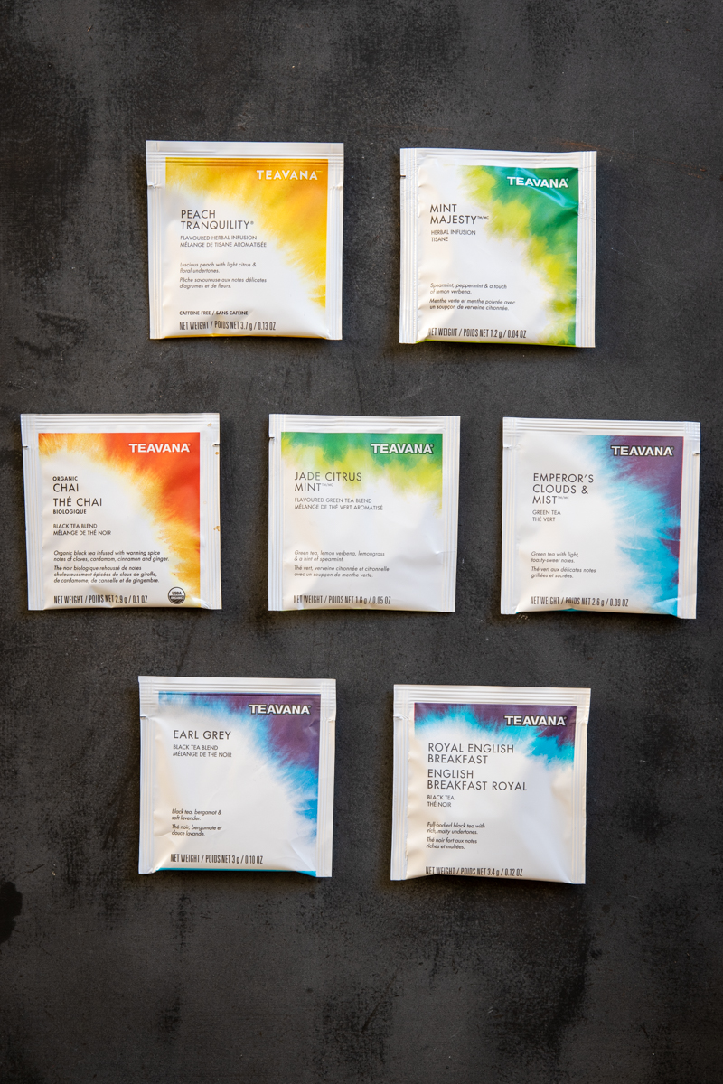 all the teavana tea bags on starbucks menu