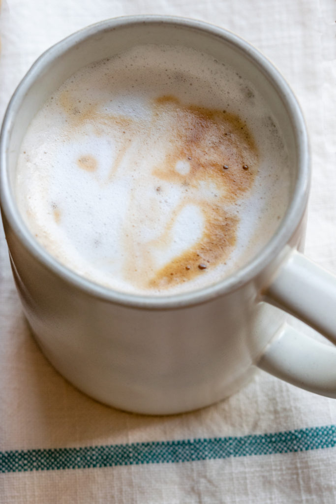 Starbucks copycat recipe for a dirty chai latte.