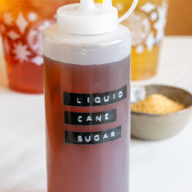 Quick & Easy Starbucks Liquid Cane Sugar Sweet Steep