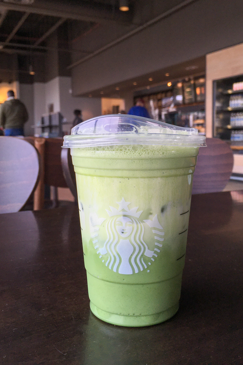 Starbucks matcha drinks.