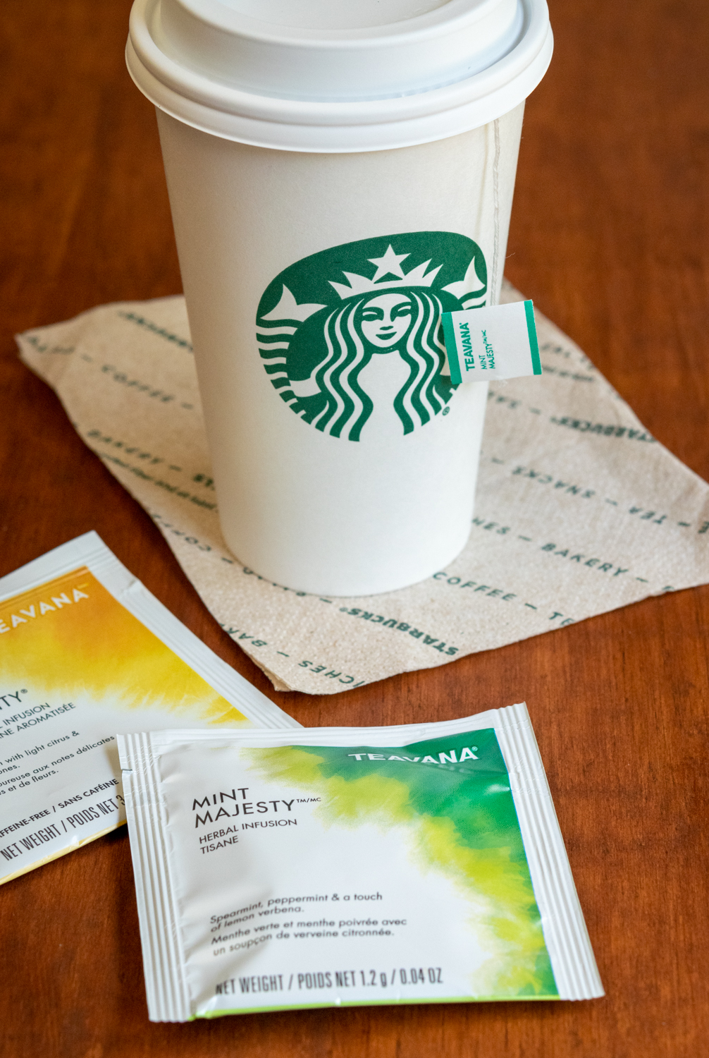 Starbucks herbal teas.