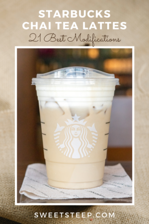 Starbucks iced chai tea latte with vanilla sweet cream cold foam.