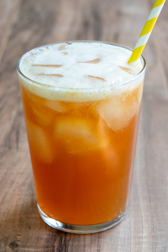 Starbucks iced black tea lemonade copycat drink.