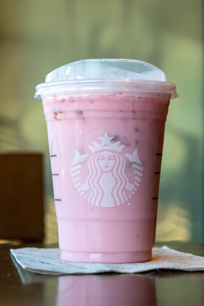 Starbucks keto pink drink.