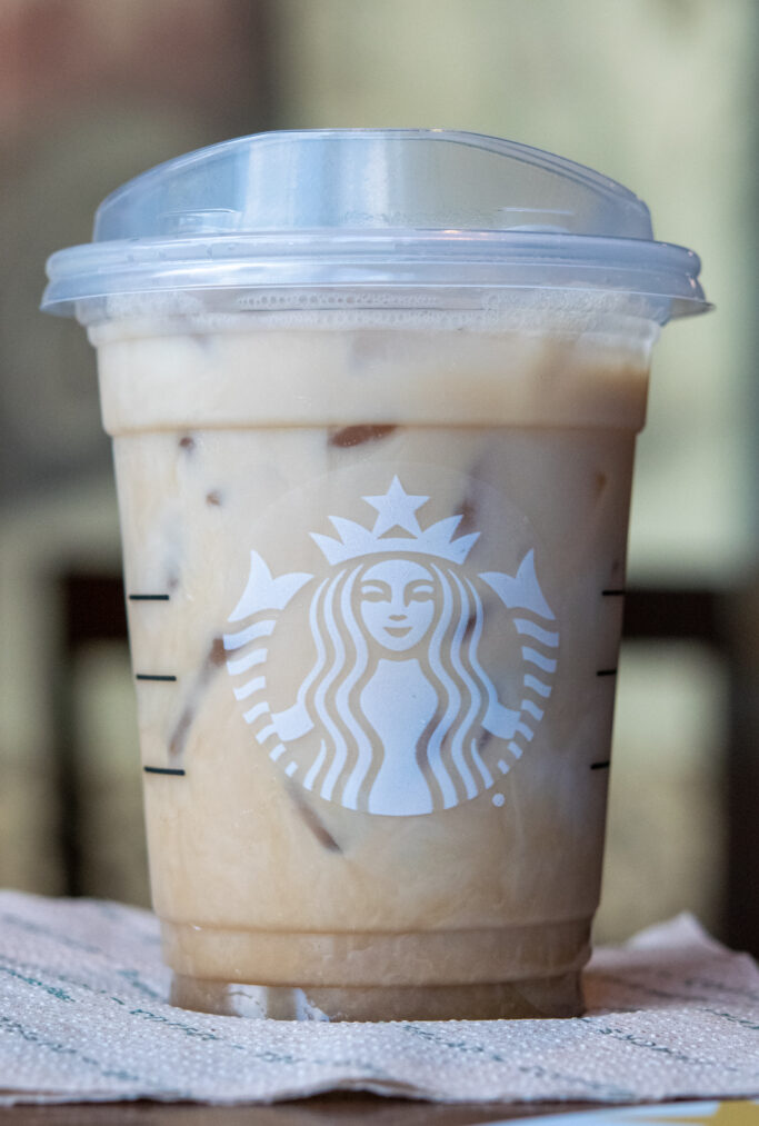 Starbucks iced chai tea latte.