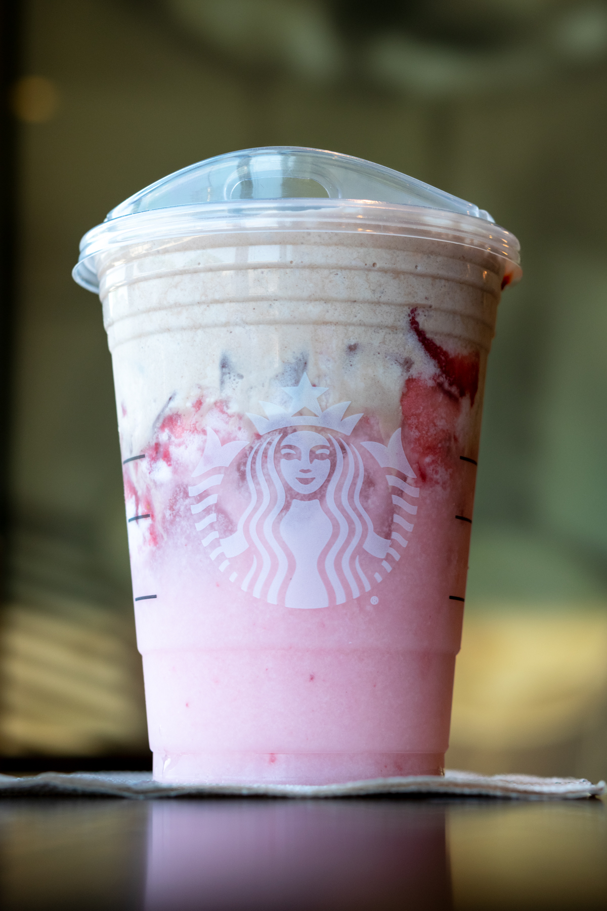 Starbucks Pink Drink with Chocolate Cold Foam (Chocolate Covered