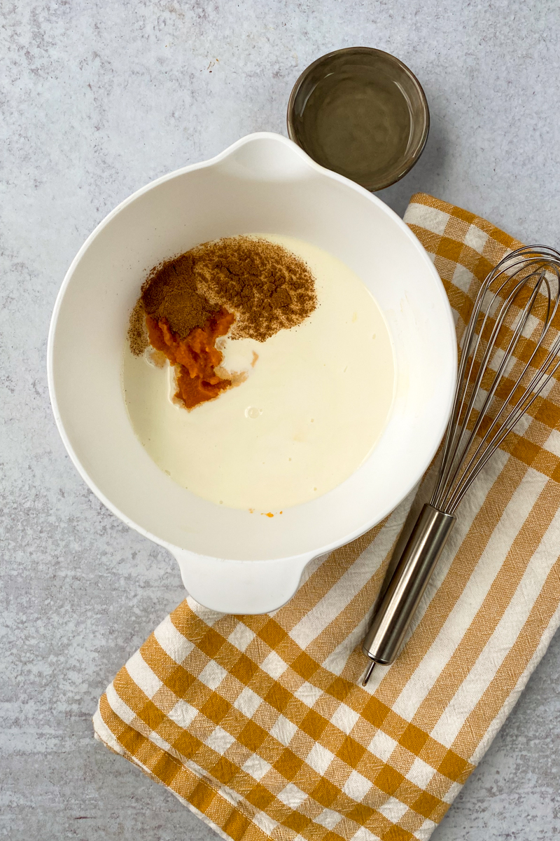 Homemade Iced Chai Tea Latte with Pumpkin Cold Foam Sweet Steep
