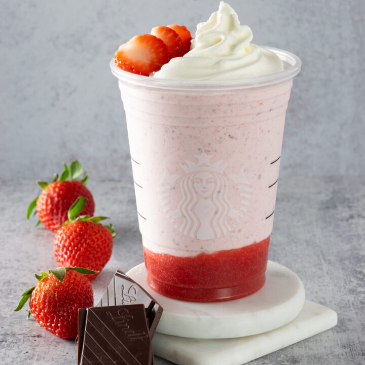 Chocolate-Covered Strawberry Frappuccino