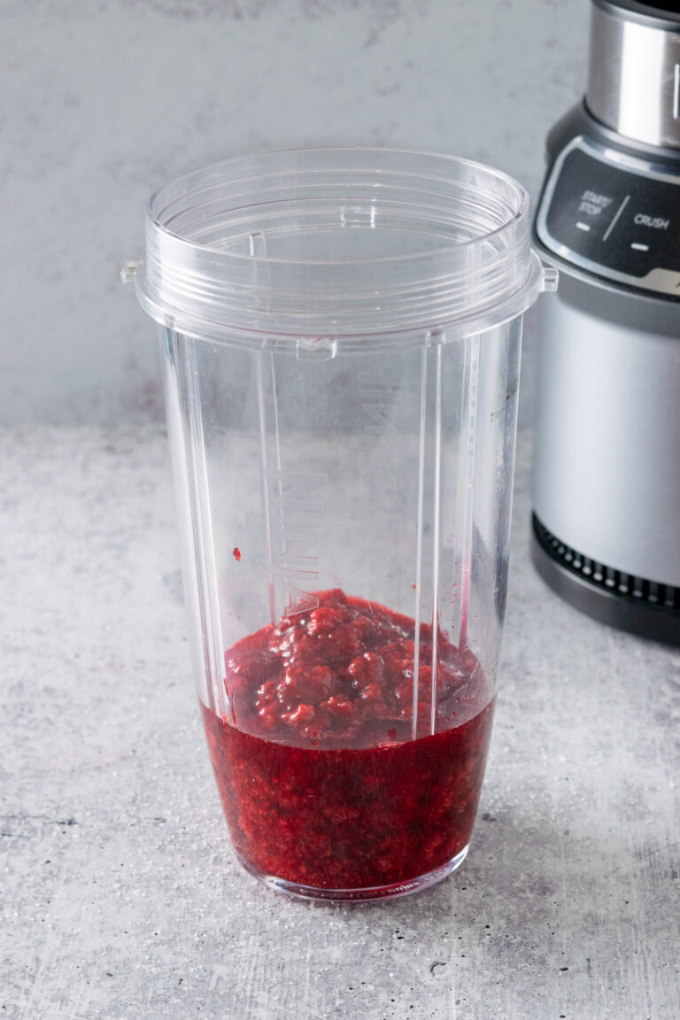 How to Make Raspberry Puree for Drinks - Sweet Steep