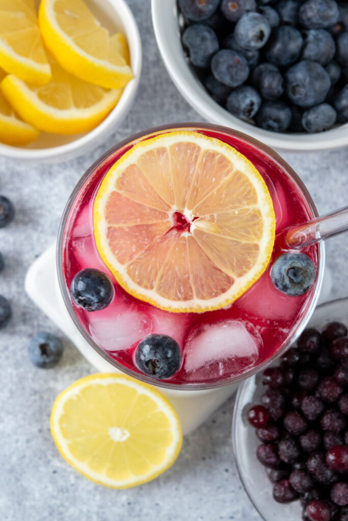 Refreshing Homemade Blueberry Lemonade - Sweet Steep