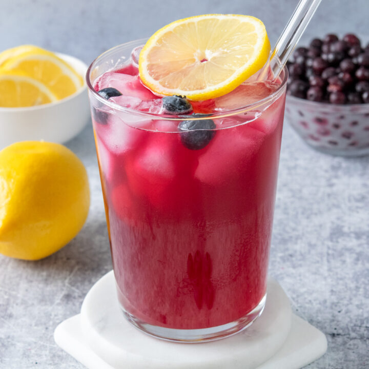 Refreshing Homemade Blueberry Lemonade - Sweet Steep