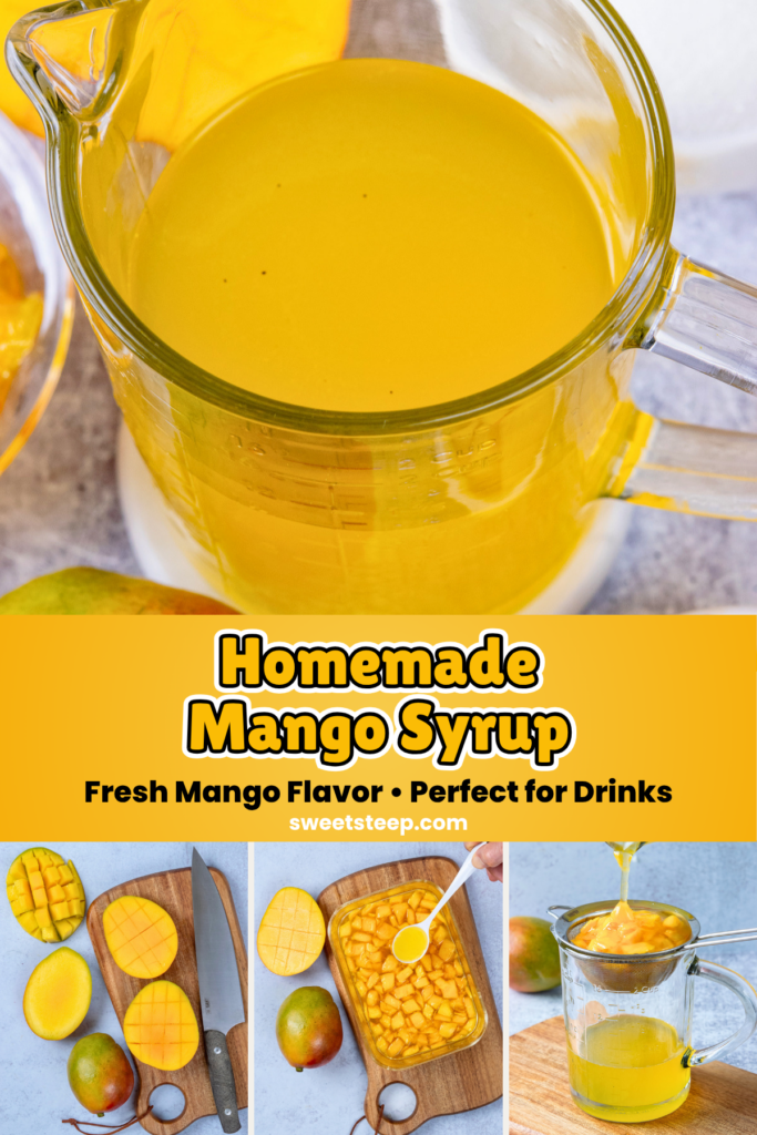 Recipes Using Mango Syrup Fresh Mango Syrup for Drinks (No-Cook Recipe) - Sweet Steep