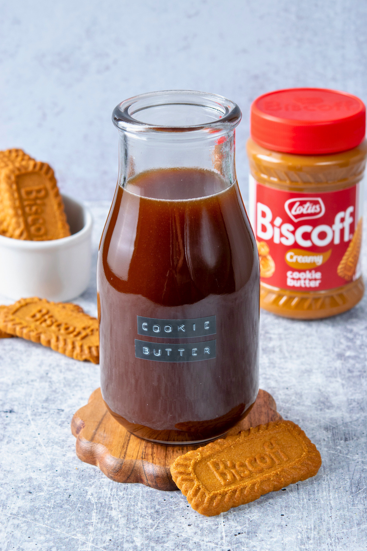 Homemade Cookie Butter Syrup (Biscoff Syrup) - Sweet Steep